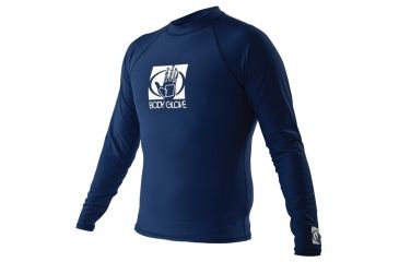 Image of Body Glove Fitted Rashguard M L/a Nvy Md 13211-NVY-M