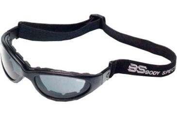 Image of Body Specs BSG Sunglasses, Black Frame, Smoke/Clear/Yellow Lens, BSG-BLACK FAME.13