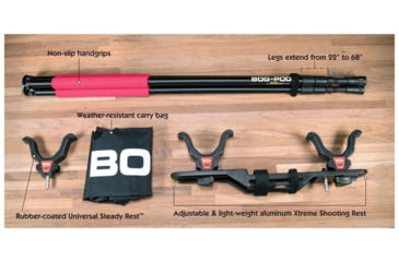 Image of BogPod SSC Super Steady Combo Tripod Kit, Rapid Adjust Locks, USR Quick Change, 735550
