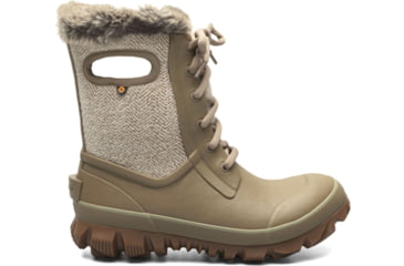 Image of Bogs Arcata Cozy Chevron Winter Boots - Womans, Taupe, 9, 72844-260-9