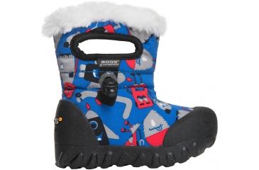 Image of Bogs B-Moc Monsters Winter Boot - Kid's-Light Blue-4 Toddler