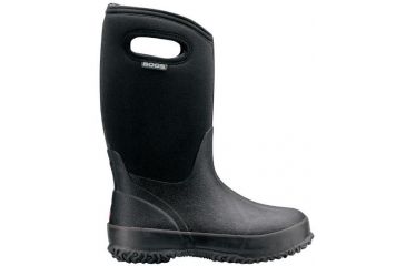 Image of Bogs Classic Solid Boot - Kids, Black, Size 7, 52065A-001-7