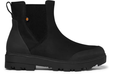 Image of Bogs Holly Chelsea Leather Shoes - Womens, Black, 9.5, 72839-001-9.5