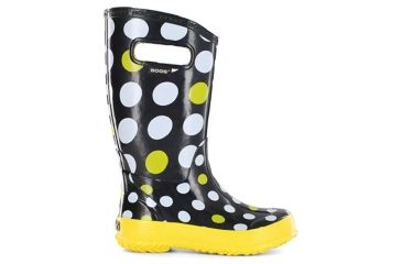 Image of Bogs Rain Dots Boot,Black Multi,Size 11 71452-009-11