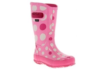 Image of Bogs Rain Dots Boot,Pink Multi,Size 4 71452-690-4