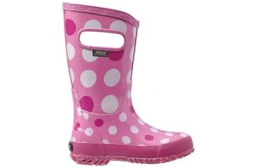 Image of Bogs Rain Dots Boot,Pink Multi,Size 4 71452-690-4