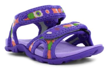 Image of Bogs Whitefish Spring Flower Sandal,Violet Multi,Size 9 71915K-546-9