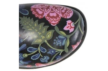 Image of Bogs Womens Oliver Winter Blooms Boot,Black Multi,Size 5 71798-009-5