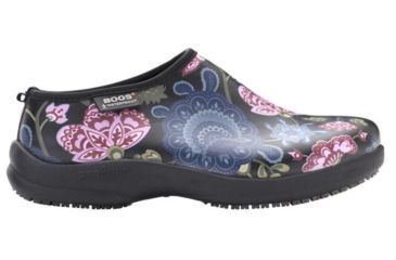 Image of Bogs Womens Oliver Winter Blooms Boot,Black Multi,Size 5 71798-009-5