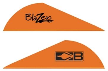 Image of Bohning Blazer Vanes 2'' Solid Neon Orange 100pk