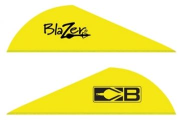 Image of Bohning Blazer Vanes 2'' Solid Neon Yellow 100pk