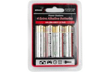 Image of Boker USA AA Alkaline Batteries,Pack of 4 09BO124