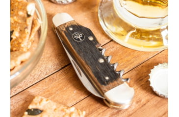 Image of Boker Wine Multi-Tool, 2.36in, 4034 SS Blade, Oak Handle, Gift Boxed, 110185