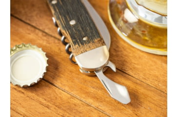 Image of Boker Wine Multi-Tool, 2.36in, 4034 SS Blade, Oak Handle, Gift Boxed, 110185