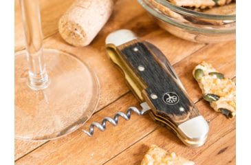 Image of Boker Wine Multi-Tool, 2.36in, 4034 SS Blade, Oak Handle, Gift Boxed, 110185