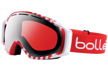 Image of Bolle 20638 Gravity Red Arrow Vermillon Gun Ski Snowboard Goggles