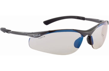 Image of Bolle Contour Safety Glasses, Dark Gunmetal Frame, Espresso Lens, 40047