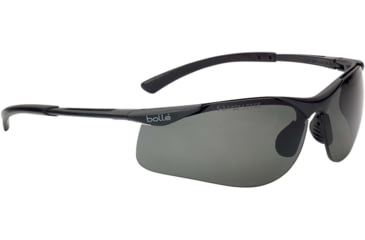 Image of Bolle Contour Shooting Glasses, Matte Black Frame, Smoke BSSI Lens, PSSCONT443B