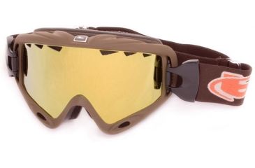 Image of Bolle Cylon Ski Goggles Cocoa/ Citrus Gold