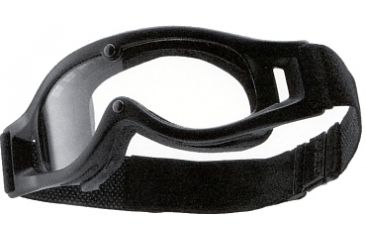 Image of Bolle Defender Tactical Goggles Black Frame, Clear 2.2mm Lens - 100105010