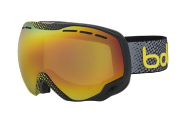 Image of Bolle Emperor Goggles, Black and Yellow Dots Frame, Sunrise Lens, 21452