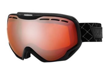 Image of Bolle Emperor OTG Ski/Snowboard Goggles,Shiny Black Frame,Vermillon Gun Lens 21115
