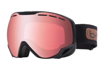 Image of Bolle Emperor Ski/Snowboard Goggles - Matte Black  Frame and Vermillon Gun Lens 20937