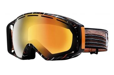 Image of Bolle Gravity Ski/Snowboard Goggles - Grey and Orange Waves Frame and Fire Orange 35 Lens 20923