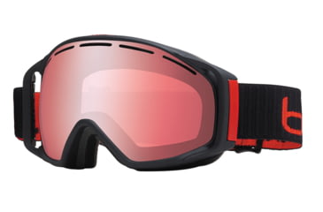 Image of Bolle Gravity Ski/Snowboard Goggles - Matte Black  Frame and Vermillon Gun Lens 21032