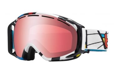 Image of Bolle Gravity Ski/Snowboard Goggles - Tiki Mondrian Frame and Vermillon Gun Lens 20926