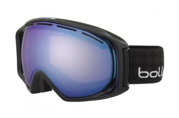 Image of Bolle Gravity Ski/Snowboard Goggles,Two Tones Black Frame,Photochromic Modulator Vermillon Blue Lens 21294