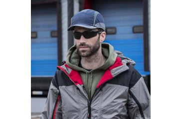 Image of Bolle Iluka Safety Glasses, Black Frame, Smoke Lens, ILUPSF