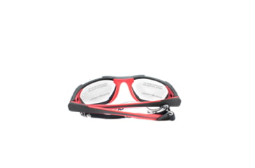 Image of Bolle Kids Baller Sport Protective Eyewear - Black and Red Frame,Clear Anti Fog/Scratch Lens 12005