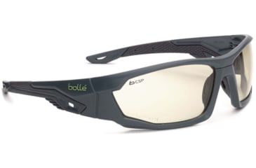 Image of Bolle Mercuro Safety Glasses, Black Grey Frame, Copper Lens, MERCSP