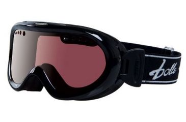 Image of Bolle Nebula Ski / Snowboard Goggles Shiny Black Frame, Vermillon Gun Lens 20695
