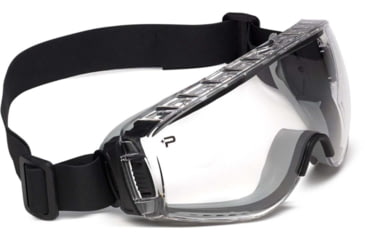 Image of Bolle Pilot 2 Goggle Safety Glasses, Neoprene Strap Foam Frame, Clear Lens, PSGPIL2-L16