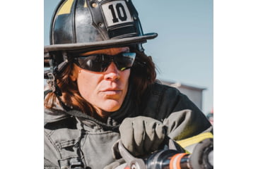 Image of Bolle Rush+ Small Safety Glasses, Matte Black Frame, Smoke BSSI Lens, PSSRUSP4442B