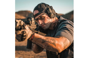 Image of Bolle Silium+ Safety Glasses, Matte Black Frame, Copper BSSI Lens, PSSSILIC13B