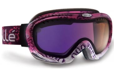 Image of Bolle Simmer Goggle, Pink Flower Frame, Aurora Lens 20597