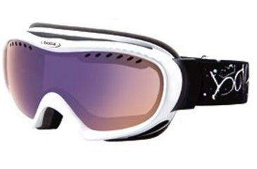 Image of Bolle Simmer Ski / Snowboard Goggles White Graffiti Frame, Aurora Lens 20687 