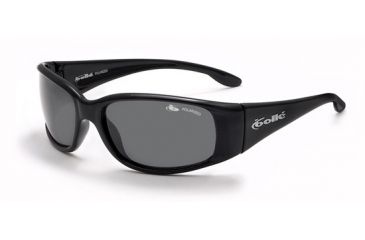 Image of Bolle Habu Sunglasses 10576 Shiny Black Frame/ Polarized TNS Lenses