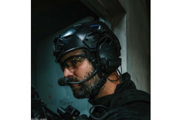 Image of Bolle Tryon Safety Glasses, Matte Black Frame, Copper BSSI Lens, PSSTRYOC13B