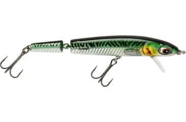 Image of Bomber Jointed Wake Minnow, 5-3/8in, 3/4oz, Green Mackeral, BJWM5444