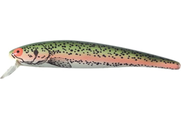 Image of Bomber Long 15A Slender Minnow Jerkbait, 4-1/2in, 1/2oz, Rainbow Trout, B15AXRT