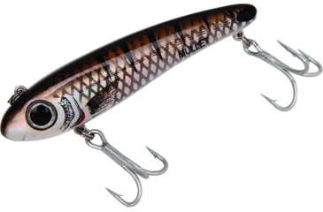 Image of Bomber Saltwater SW Mullet Slow-Sinking Twitch/Walking Lure. 3.5in, 5/8oz, Tail Pogy, BSWM7338
