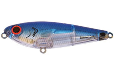 Image of Bomber Saltwater SW Badonk Hi P Topwater Lure, 3.5in, 1/2oz, Silver Flash/Black Back, BSWDTH3347