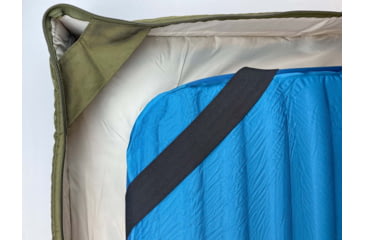 Image of Born Outdoor Badger Bed 30 Baja Bundle, Multi Moss Green/Dijon, Large, BO-BB-30-QS-DJ-BD