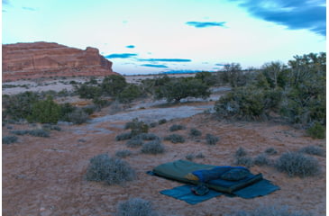 Image of Born Outdoor Badger Bed 30 Baja Bundle, Multi Moss Green/Dijon, Large, BO-BB-30-QS-DJ-BD