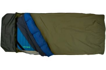 Image of Born Outdoor Badger Bed 30 Sierra Bundle, Multi Moss Green/Blue, Large, BO-BB-30-QD-BL-BD