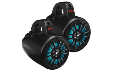 Image of Boss Audio 4" Amplified Wake Tower Multi-Color Illuminated Speakers - Black 77205